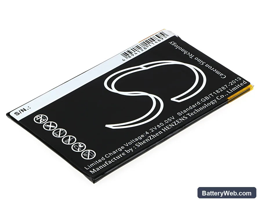 Sharp Aquos Pad Replacement Battery, 3.7V, 3300mAh, Li-Polymer 4