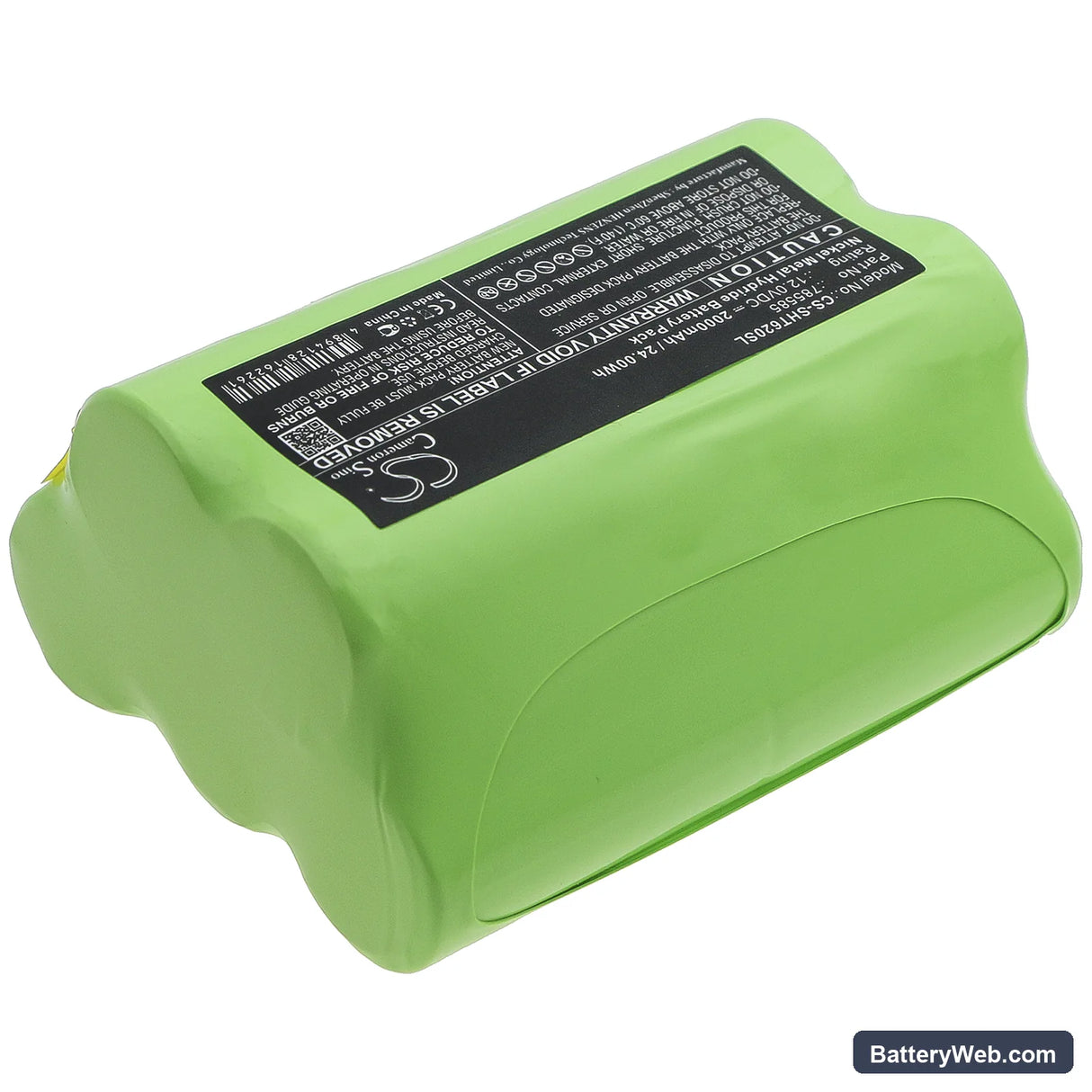 Soehnle TESTUT T62 Type B250 Replacement Battery, 12V, 2000mAh, Ni-MH 2