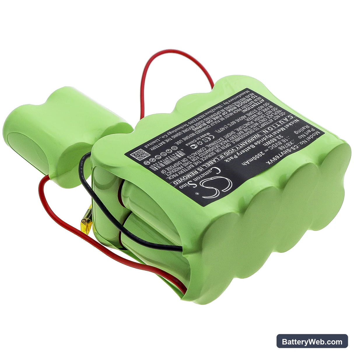 Shark SV769TD Replacement Battery, 16.8V, 2000mAh, Ni-MH 2