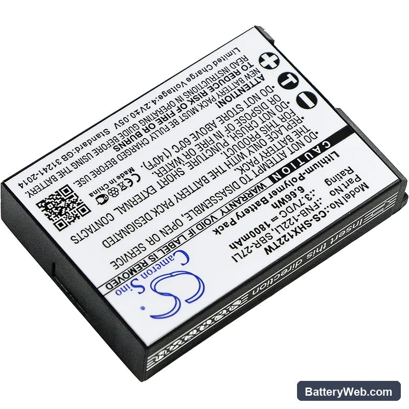 Horizon HX300 Replacement Battery, 3.7V, 1800mAh, Li-Polymer 2