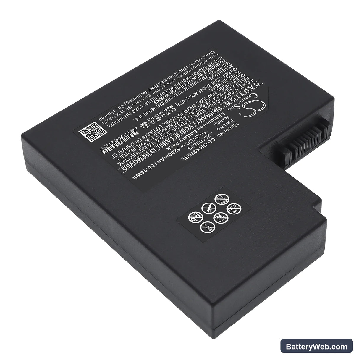 Shinho S16 Fusion Splicer Replacement Battery, 10.8V, 5200mAh, Li-ion 2