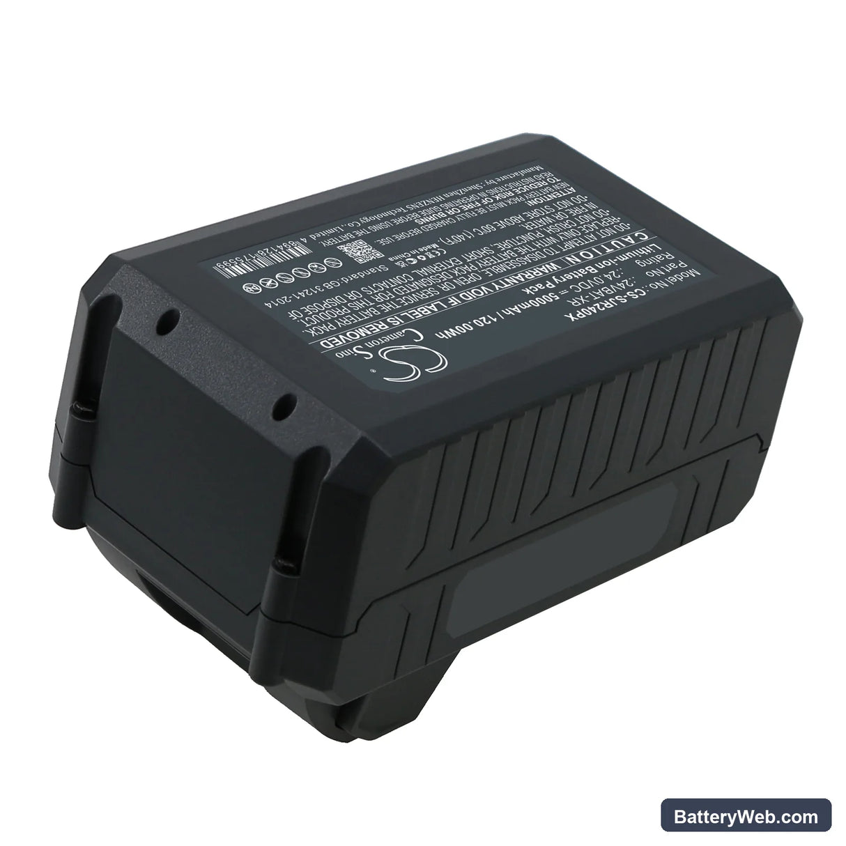 Snow Joe WA24C-LTE Replacement Battery, 24V, 5000mAh, Li-ion 4