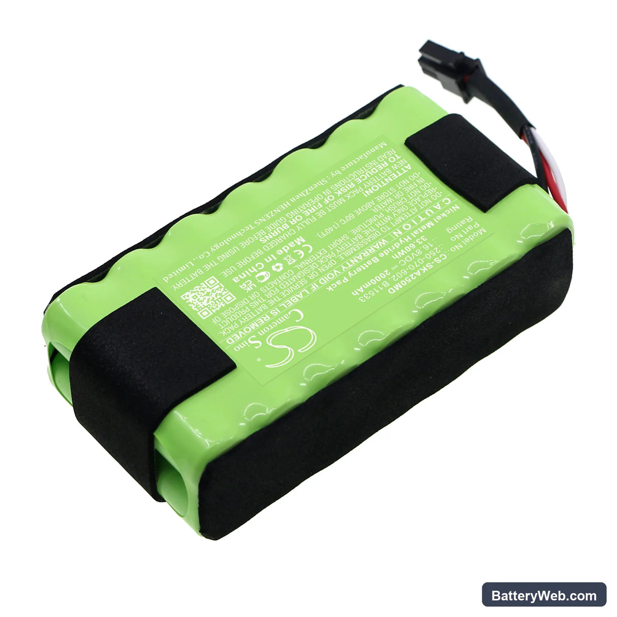 Stryker irrigation pump AHTO Replacement Battery, 16.8V, 2000mAh, Ni-MH 2