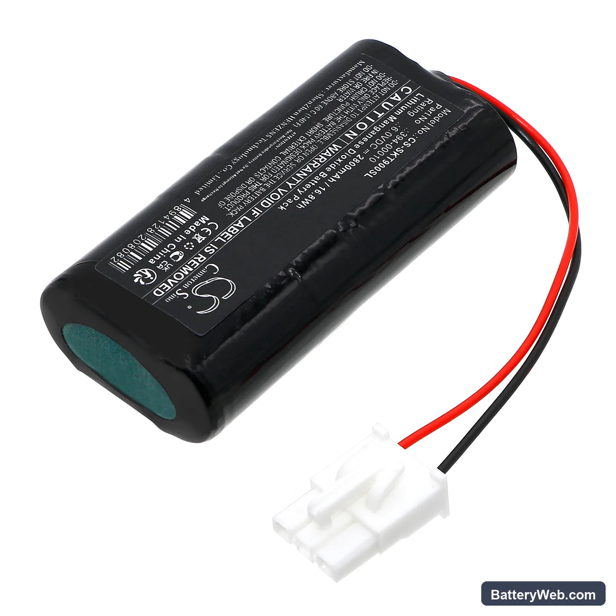 Skybitz Telular Wireless Tank Monitor Replacement Battery, 6V, 2800mAh, Li-MnO2 2
