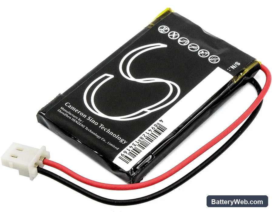 Solar LED Light SL-24000 Replacement Battery, 3.7V, 700mAh, Li-Polymer 4
