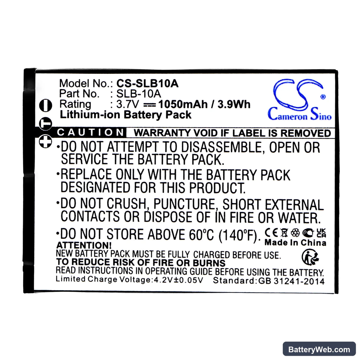 Scubapro Sea Dragon 4500 Replacement Battery, 3.7V, 1050mAh, Li-ion 3