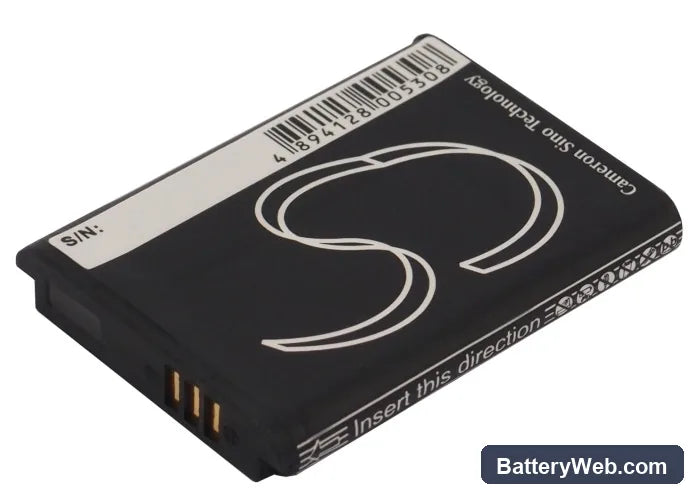 Samsung Digimax L74W Replacement Battery, 3.7V, 1100mAh, Li-ion 4