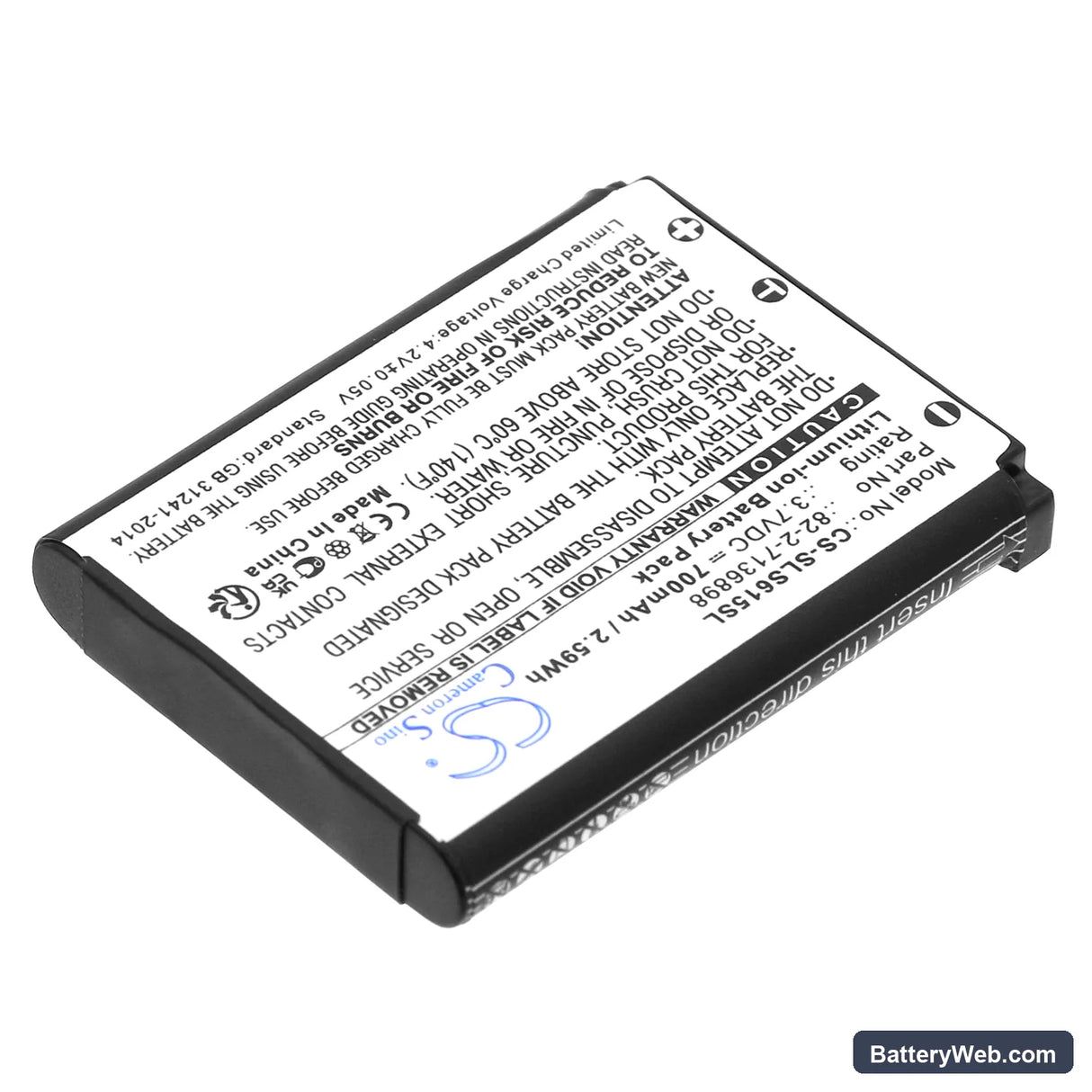 SteelSeries Arctis Nova Pro Replacement Battery, 3.7V, 700mAh, Li-ion 2