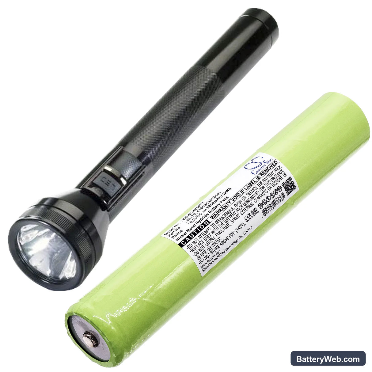 Streamlight SL-20X Replacement Battery, 6V, 5000mAh, Ni-MH 4