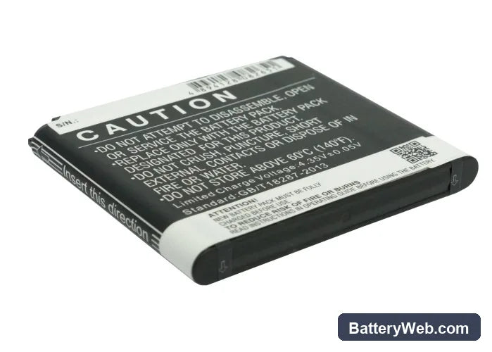 Samsung SM-W2014 Replacement Battery, 3.8V, 1700mAh, Li-ion 4
