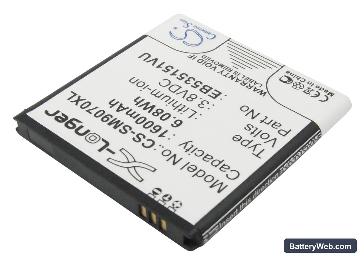 Samsung GT-i9070 Replacement Battery, 3.8V, 1600mAh, Li-ion 2