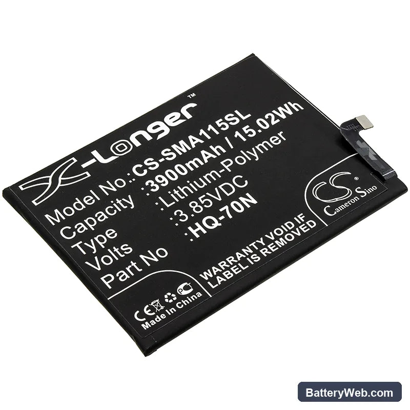 Samsung Galaxy A11 Replacement Battery, 3.85V, 3900mAh, Li-Polymer 1