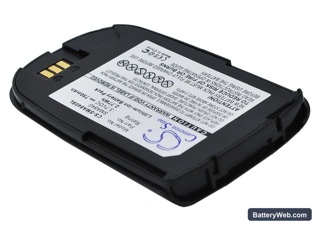 Samsung SPH-A820 Replacement Battery, 3.7V, 750mAh, Li-ion 2