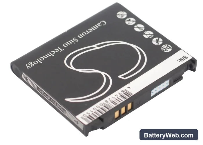 Samsung SGH-D908 Replacement Battery, 3.7V, 700mAh, Li-ion 4