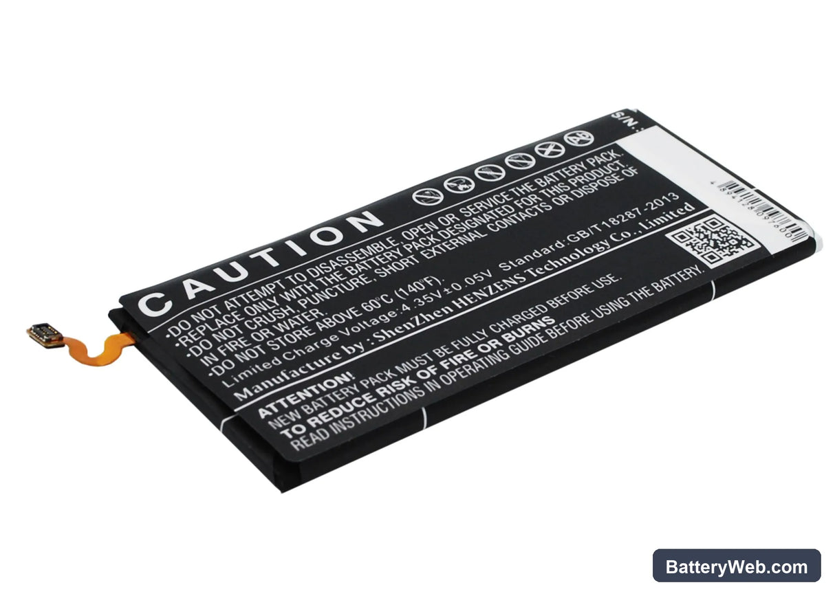 Samsung Galaxy E5 Replacement Battery, 3.8V, 2400mAh, Li-Polymer 4