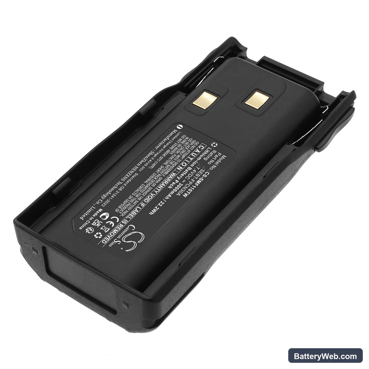 SAMCOM FPCN10A Replacement Battery, 7.4V, 3000mAh, Li-ion 2
