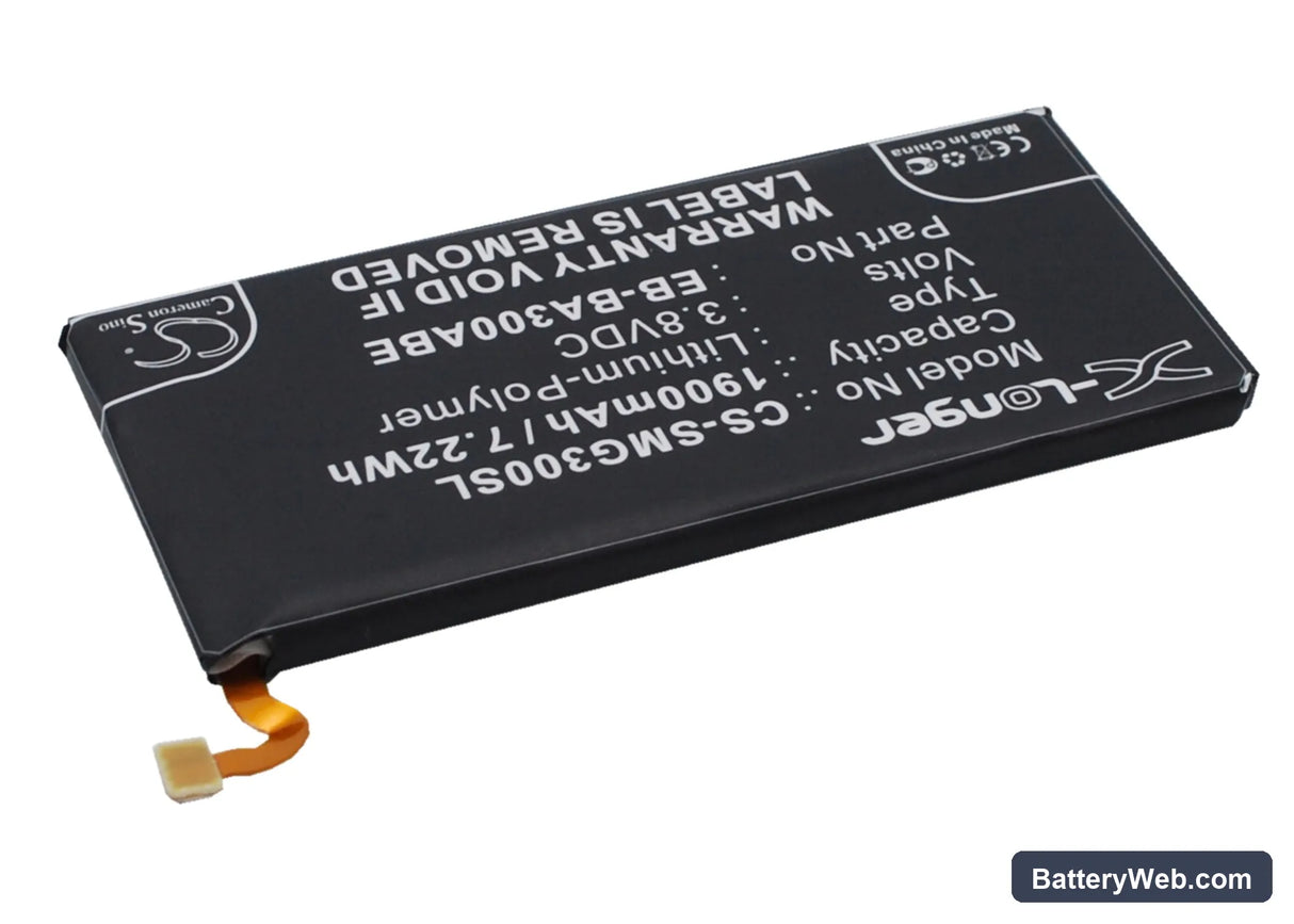 Samsung Galaxy A3 Replacement Battery, 3.8V, 1900mAh, Li-Polymer 3