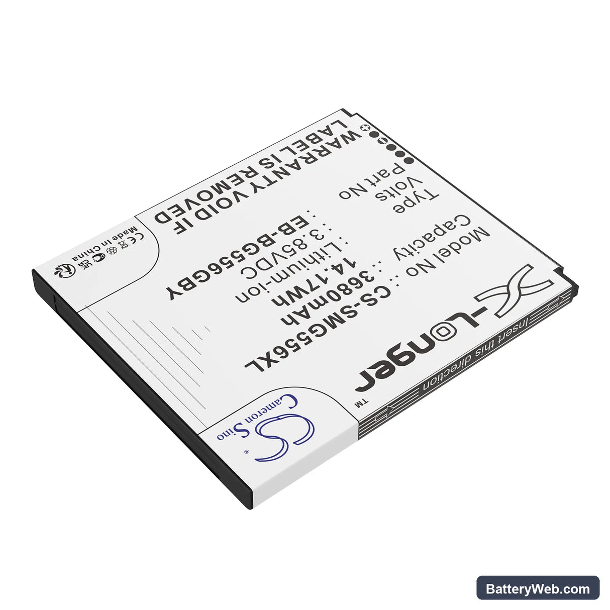 Samsung Galaxy XCover7 5G Replacement Battery, 3.85V, 3680mAh, Li-ion 2