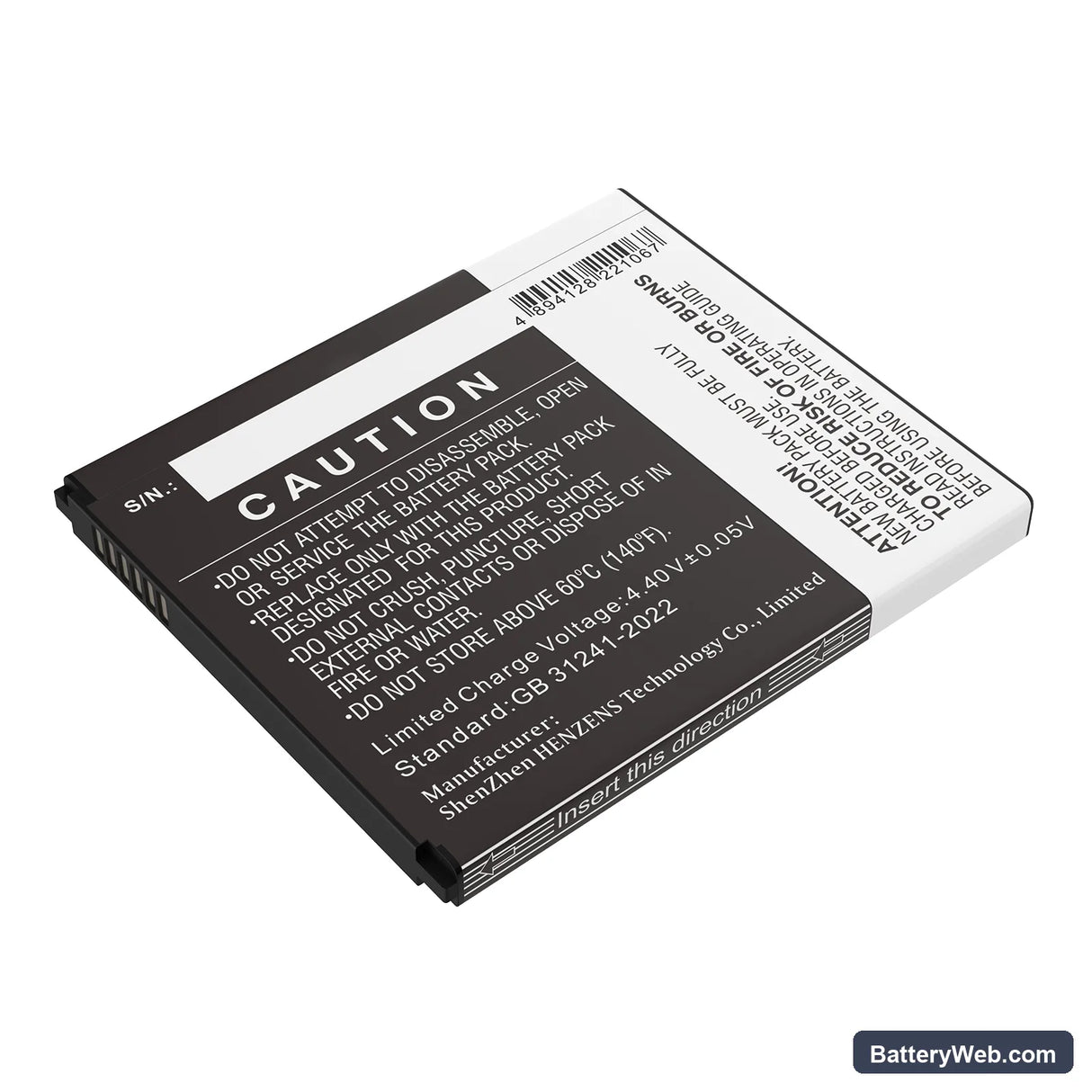 Samsung Galaxy XCover7 5G Replacement Battery, 3.85V, 3680mAh, Li-ion 4