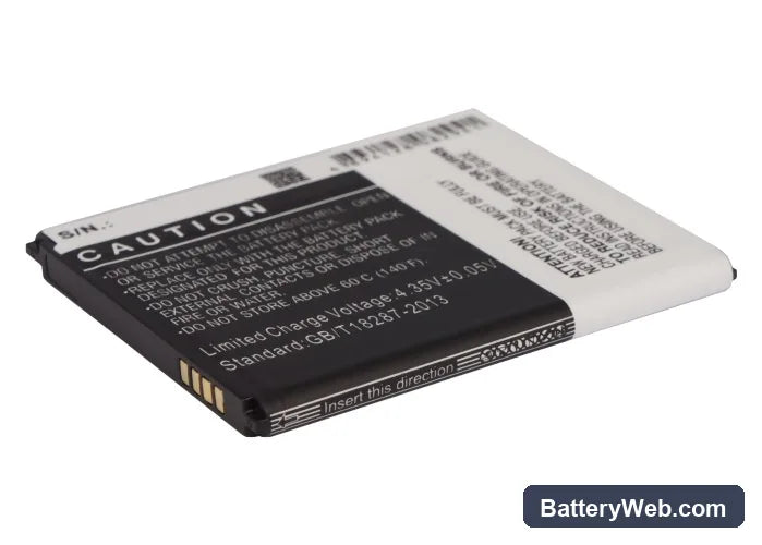 Samsung GT-I1819 Replacement Battery, 3.8V, 2100mAh, Li-ion 4