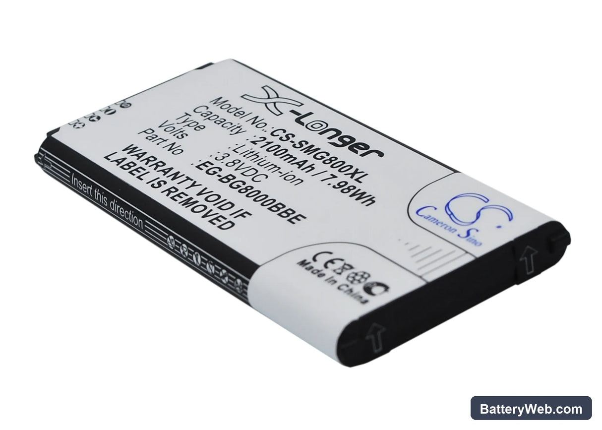 Samsung Galaxy S5 Mini Replacement Battery, 3.85V, 2100mAh, Li-ion 2