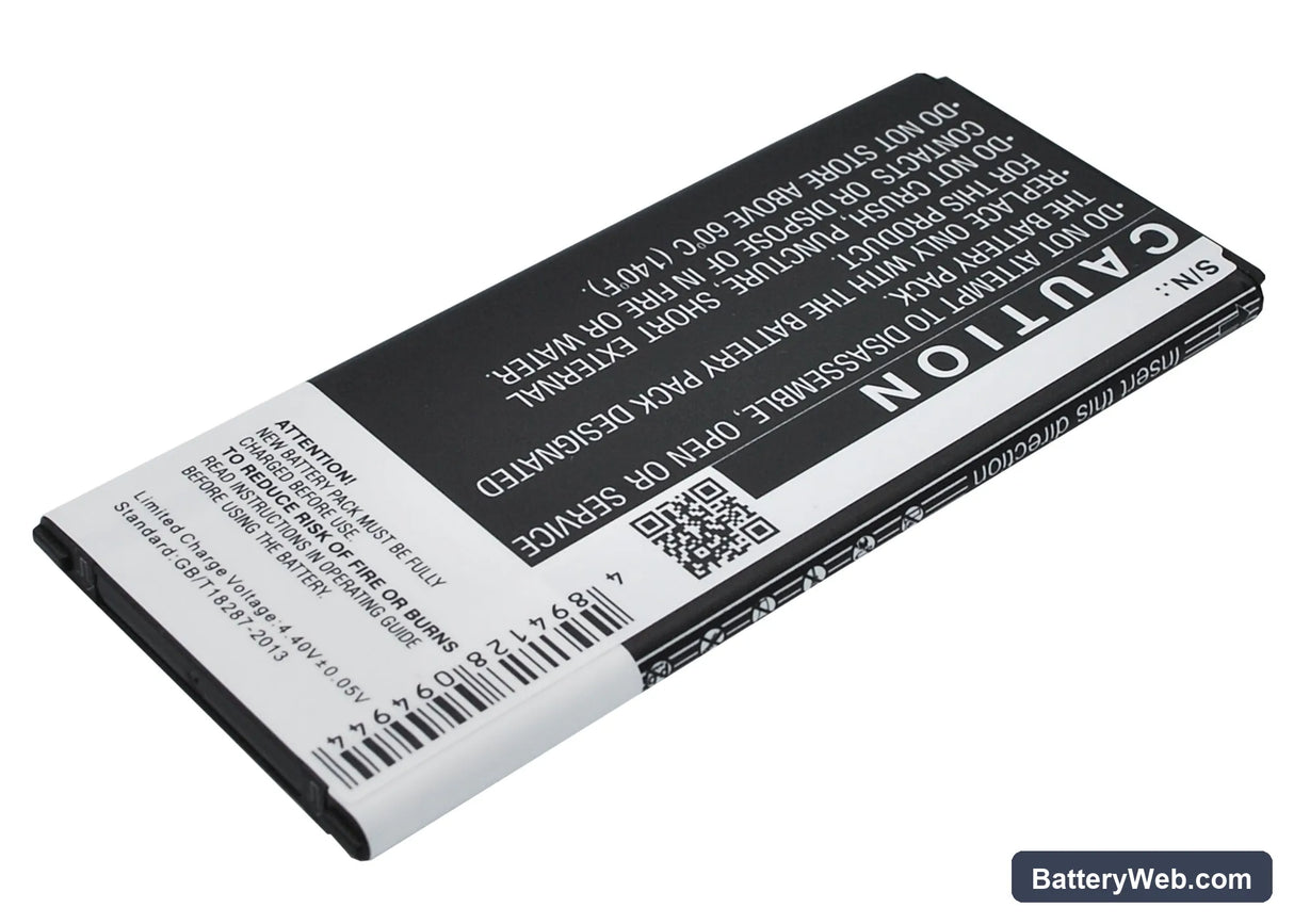 Samsung Galaxy Alpha Replacement Battery, 3.85V, 1860mAh, Li-ion 4