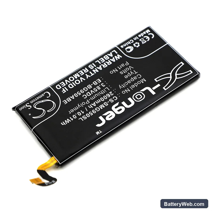 Samsung Galaxy S8 Replacement Battery, 3.85V, 2600mAh, Li-Polymer 2