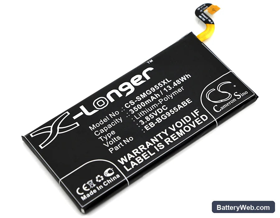 Samsung Galaxy S8 Plus Replacement Battery, 3.85V, 3500mAh, Li-Polymer 1