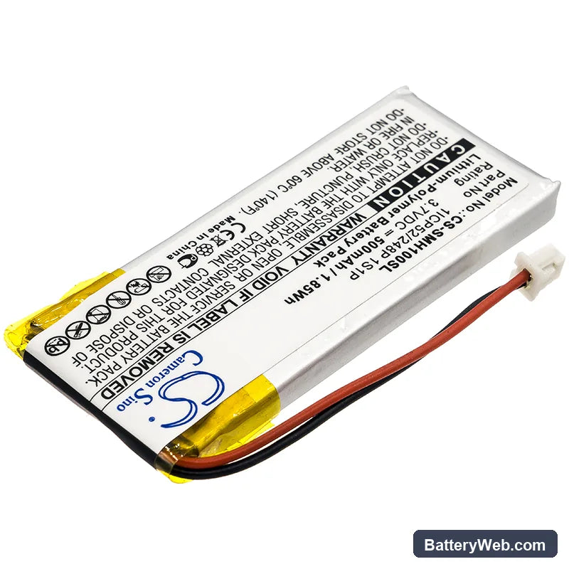 Sena SMH-10 Lifespan Replacement Battery, 3.7V, 500mAh, Li-Polymer 2