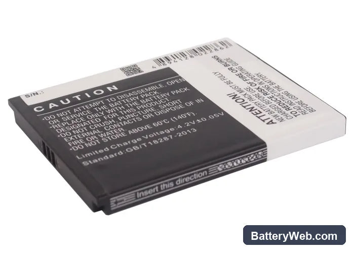 Samsung SGH-i620 Replacement Battery, 3.7V, 1600mAh, Li-ion 4