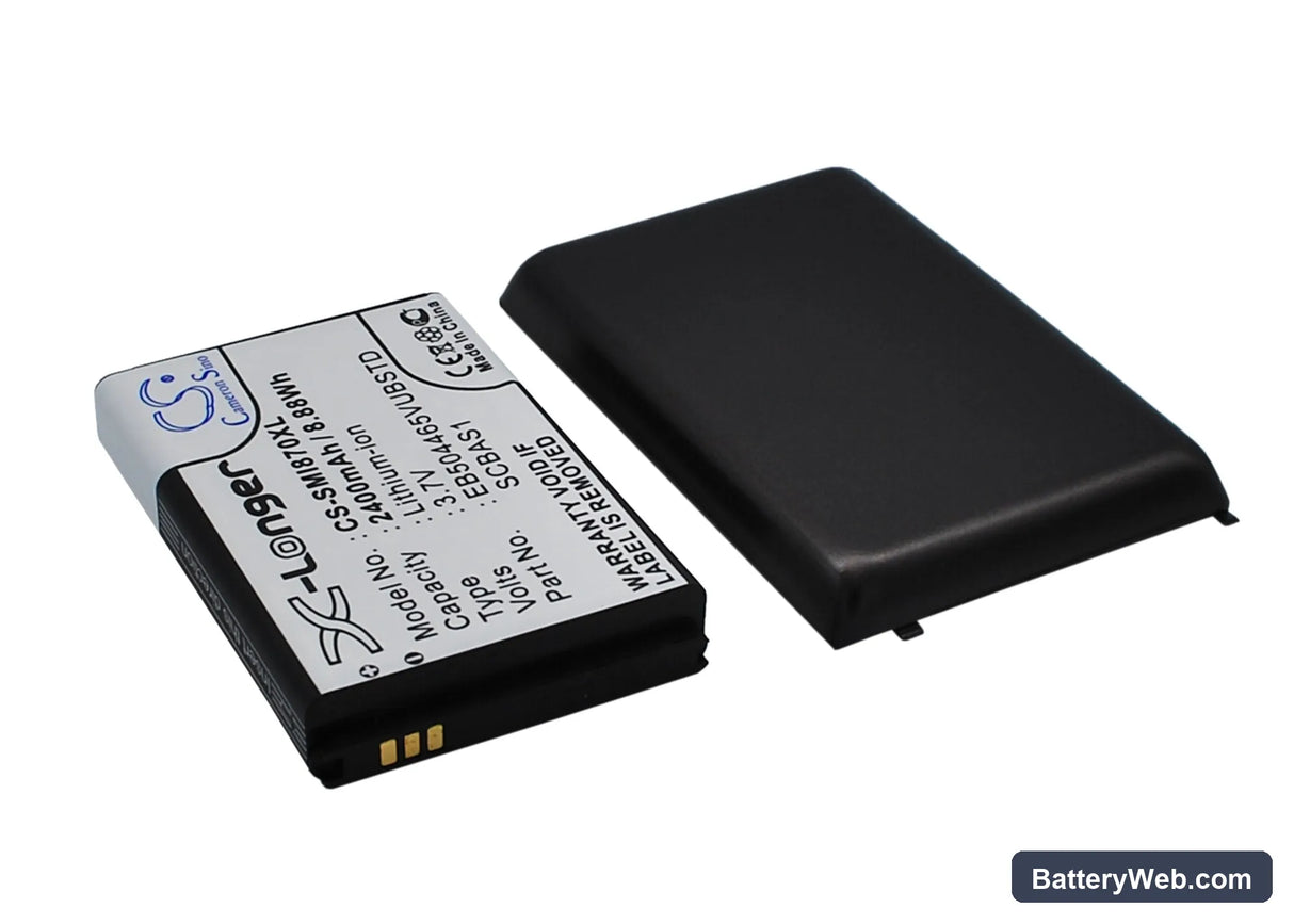 Samsung GT-I8700 Replacement Battery, 3.7V, 2400mAh, Li-ion 2