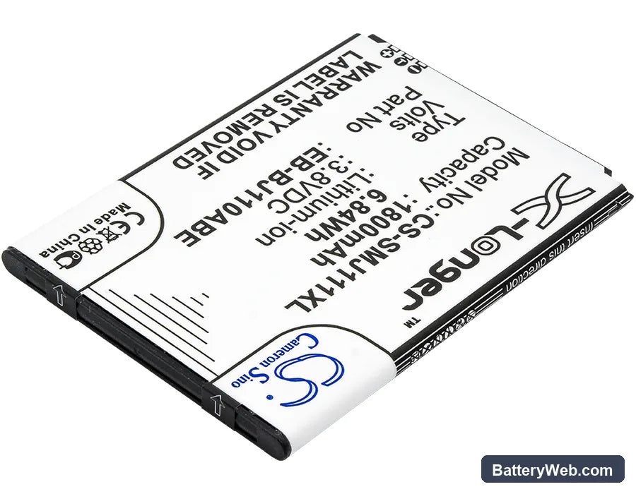 Samsung Galaxy J1 Ace 3G Duos Replacement Battery, 3.8V, 1800mAh, Li-ion 2