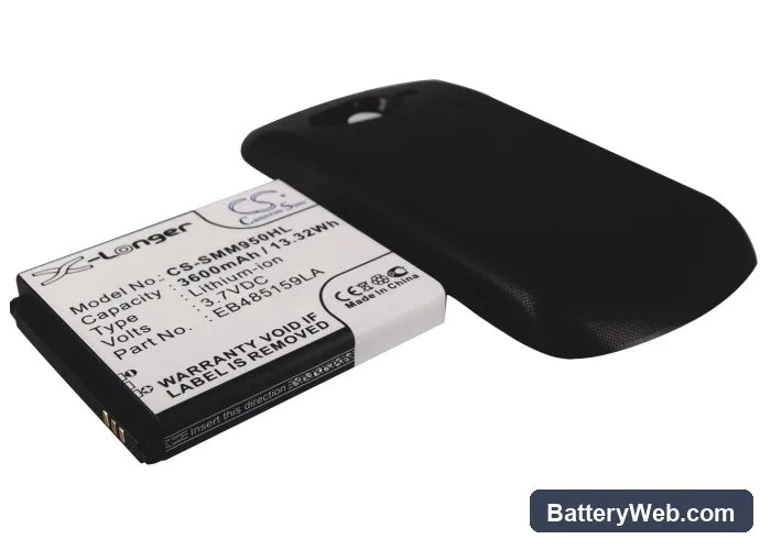 Virgin Mobile SPH-M950 Replacement Battery, 3.7V, 3600mAh, Li-ion 1