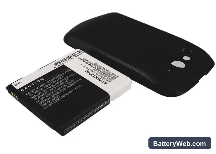Virgin Mobile SPH-M950 Replacement Battery, 3.7V, 3600mAh, Li-ion 3