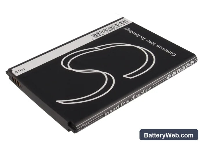 Sprint Galaxy Note Replacement Battery, 3.7V, 2200mAh, Li-ion 4