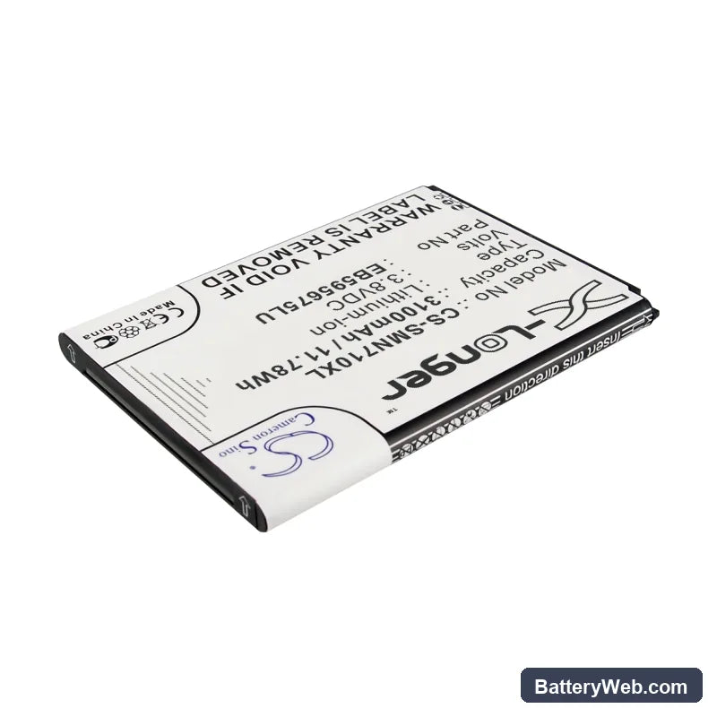 Samsung GT-N7100 Replacement Battery, 3.8V, 3100mAh, Li-ion 2