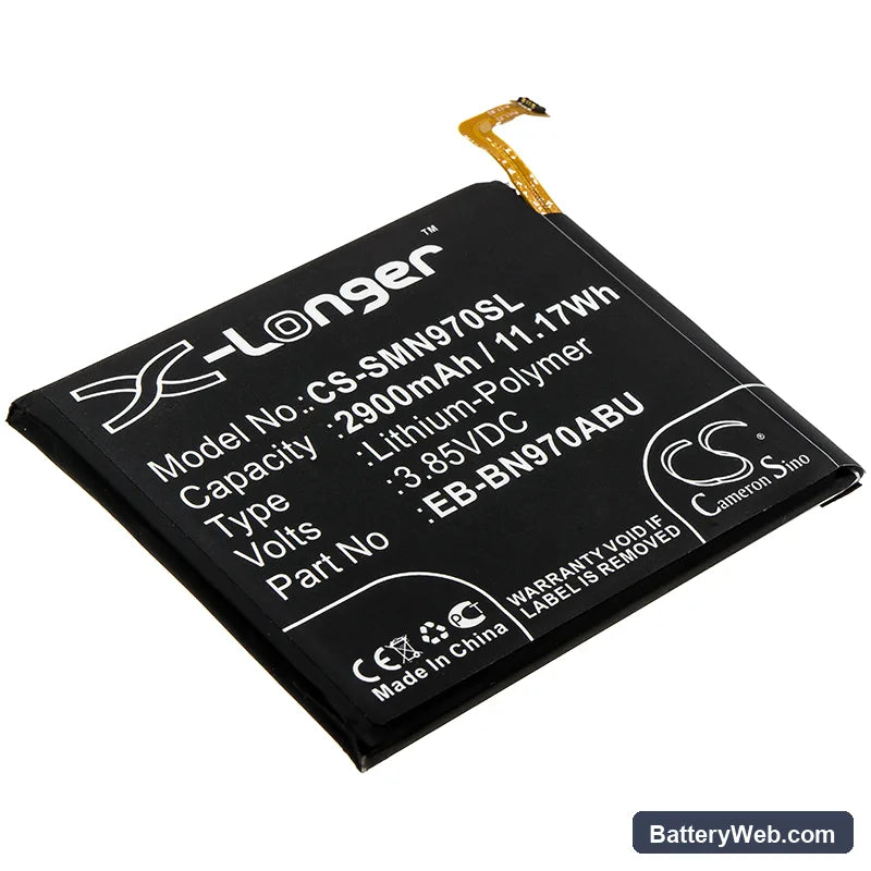 Samsung Galaxy Note 10 Replacement Battery, 3.85V, 2900mAh, Li-Polymer 1