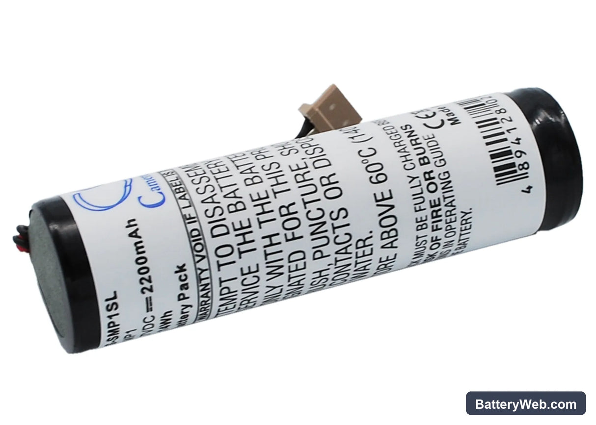 Sony HMP-A1 Replacement Battery, 3.7V, 2200mAh, Li-ion 3