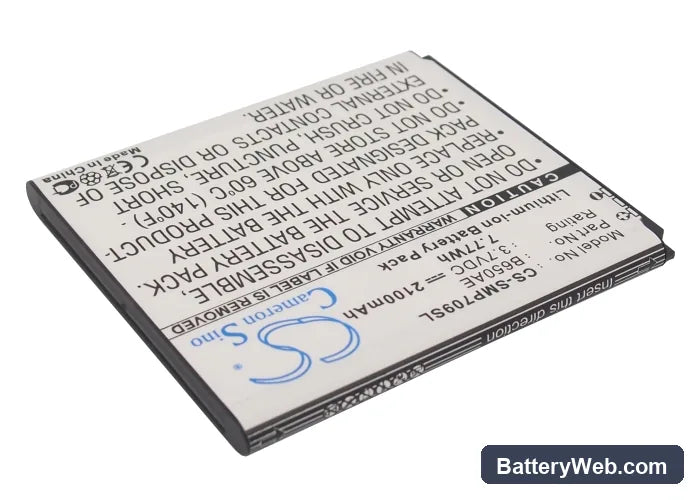 Samsung Galaxy Mega 5.8 Replacement Battery, 3.7V, 2100mAh, Li-ion 2