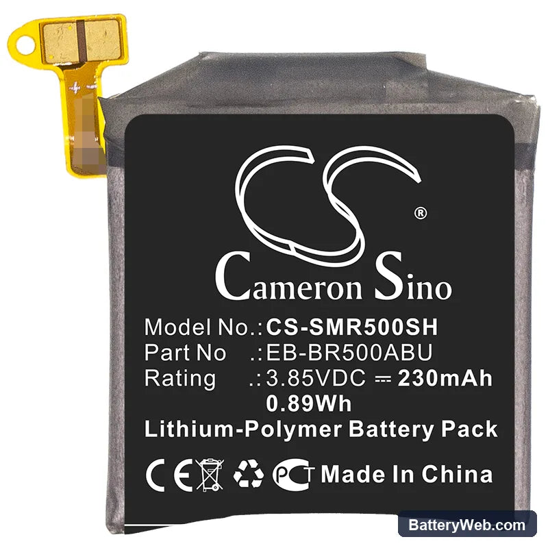 Samsung Galaxy Watch Active Replacement Battery, 3.85V, 230mAh, Li-Polymer 3