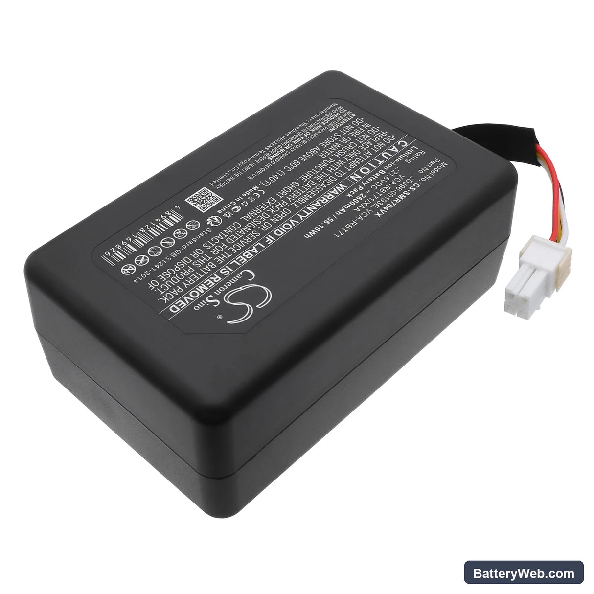 Samsung PowerBot R7040 Replacement Battery, 21.6V, 2600mAh, Li-ion 2