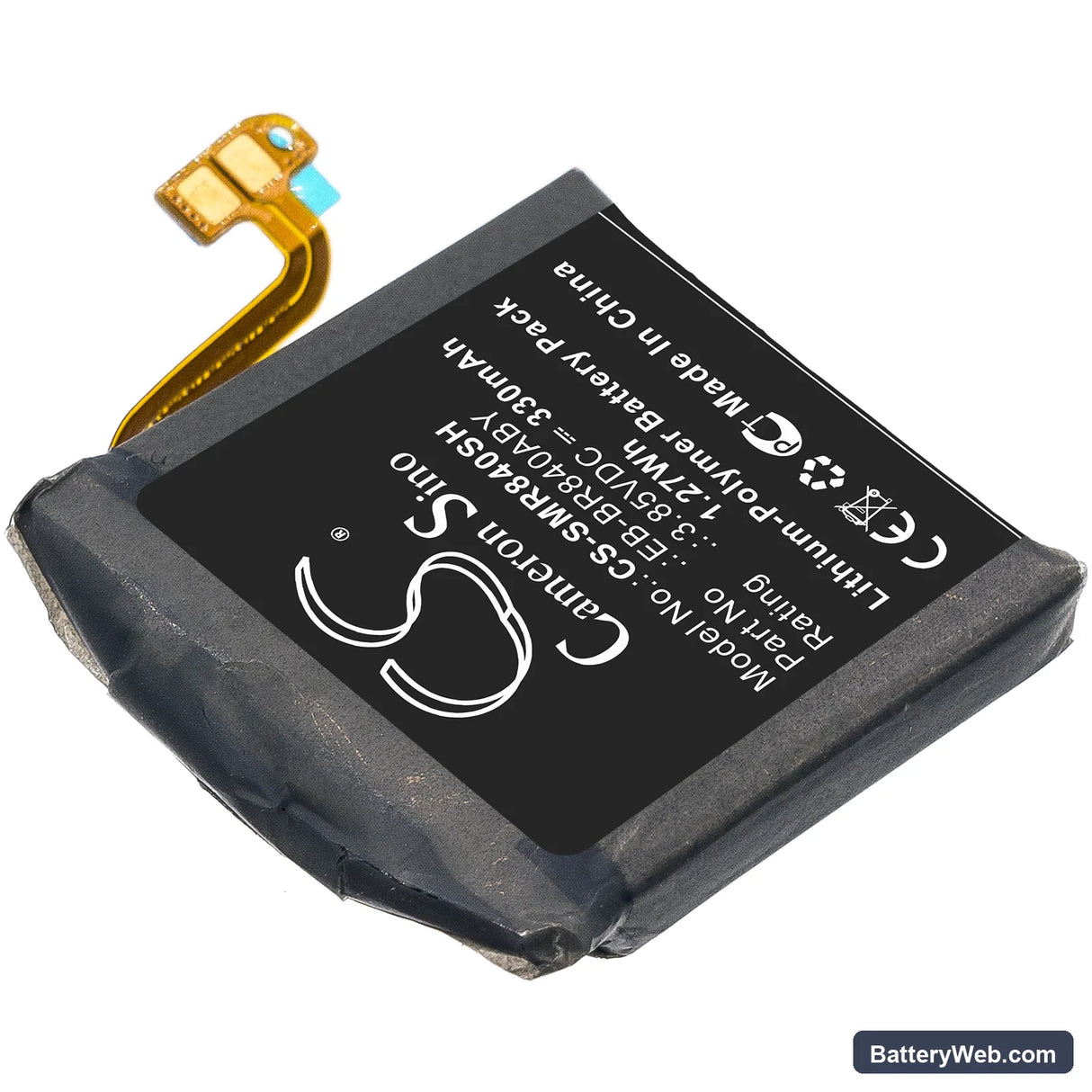 Samsung Galaxy Watch3 45mm Replacement Battery, 3.85V, 330mAh, Li-Polymer 2