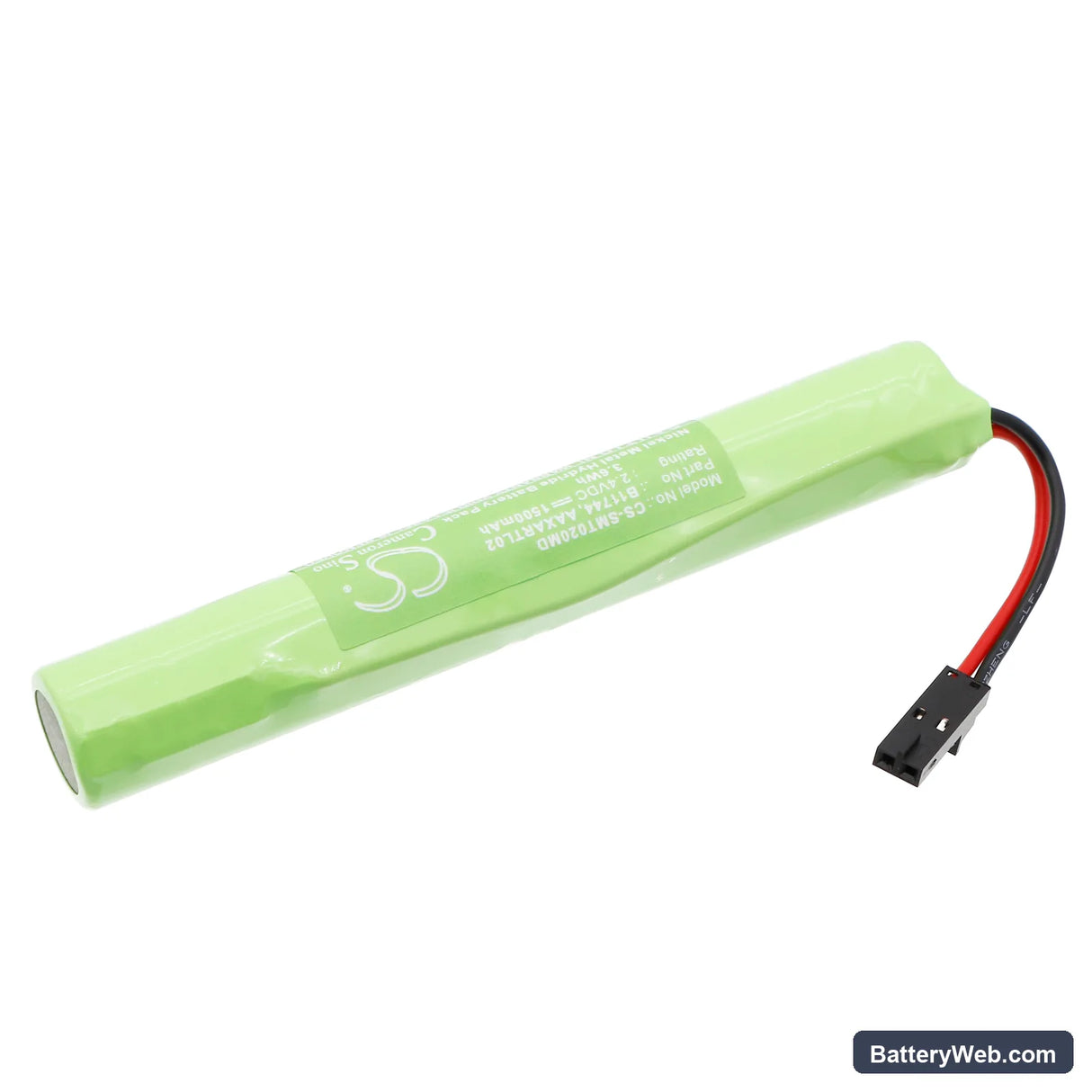 Siemens Microscan Turbidity Meter Replacement Battery, 2.4V, 1500mAh, Ni-MH 2