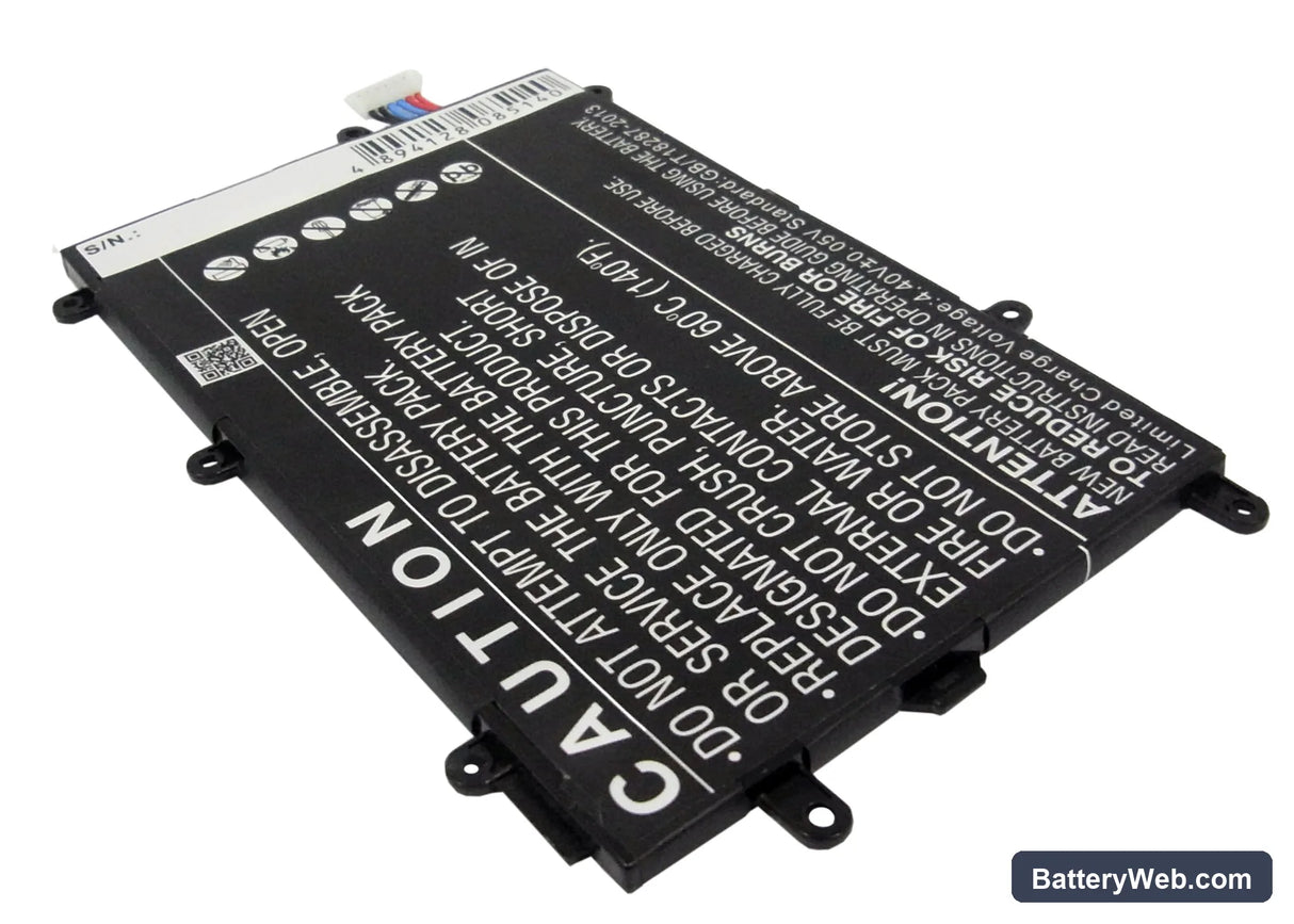 Samsung SM-230 Replacement Battery, 3.85V, 4000mAh, Li-Polymer 4