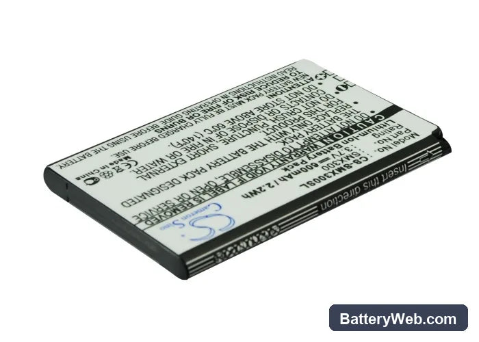 Samsung X300 Replacement Battery, 3.7V, 600mAh, Li-ion 2
