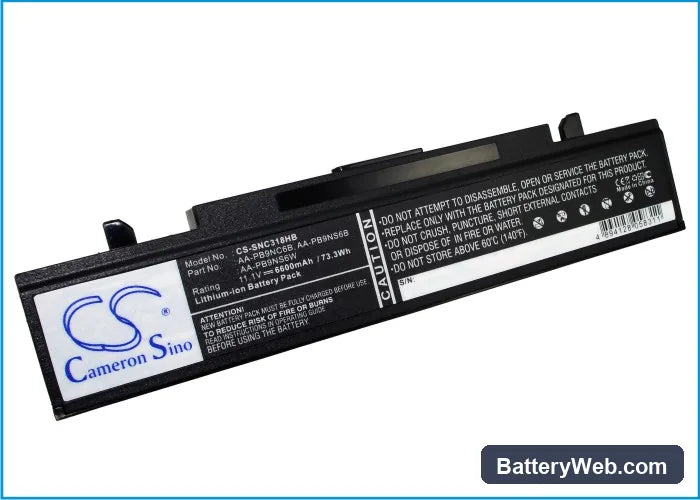 Samsung Q318 Replacement Battery, 11.1V, 6600mAh, Li-ion 5