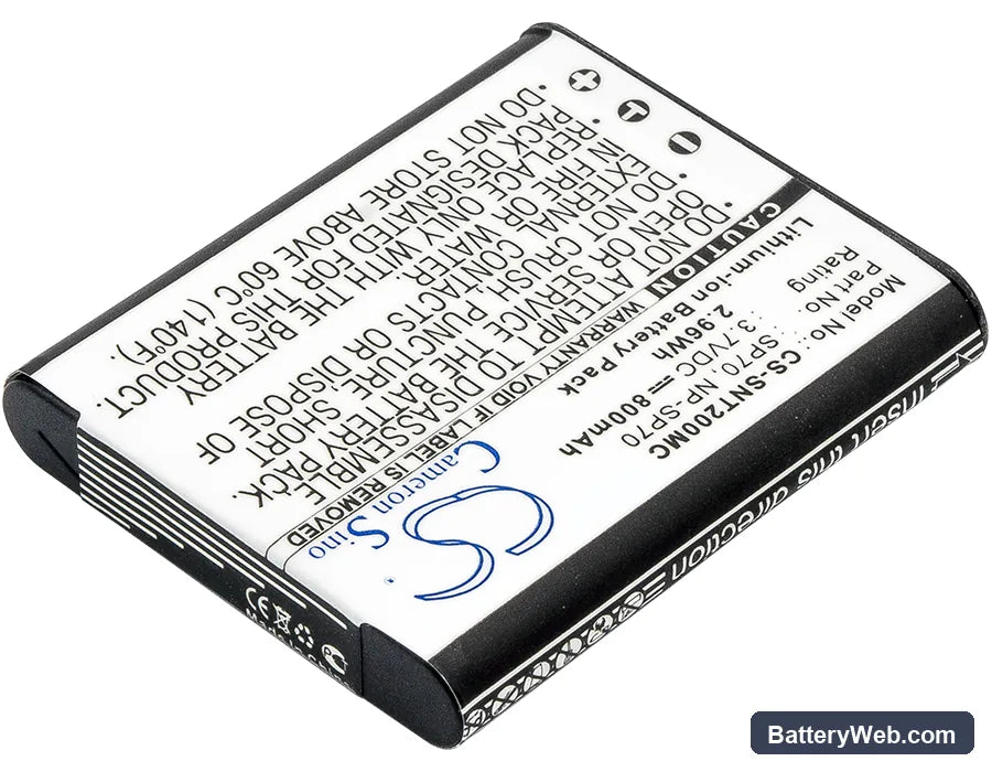 Sony MDR-100ABN Replacement Battery, 3.7V, 800mAh, Li-ion 2