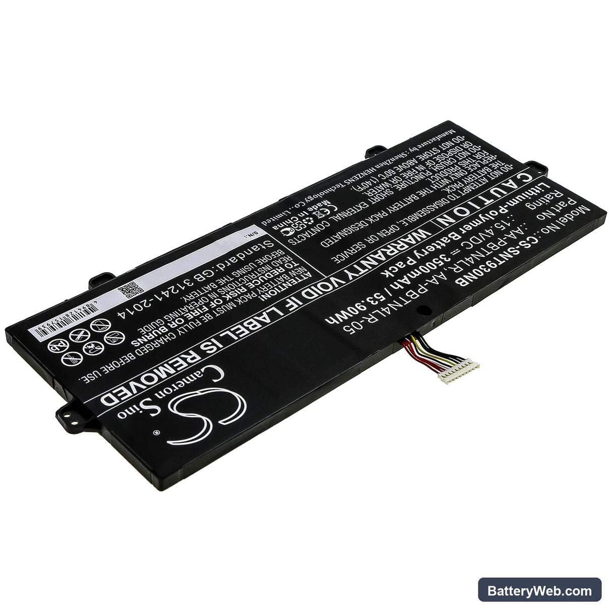 Samsung NT930SBE-X716 Replacement Battery, 15.4V, 3500mAh, Li-Polymer 2