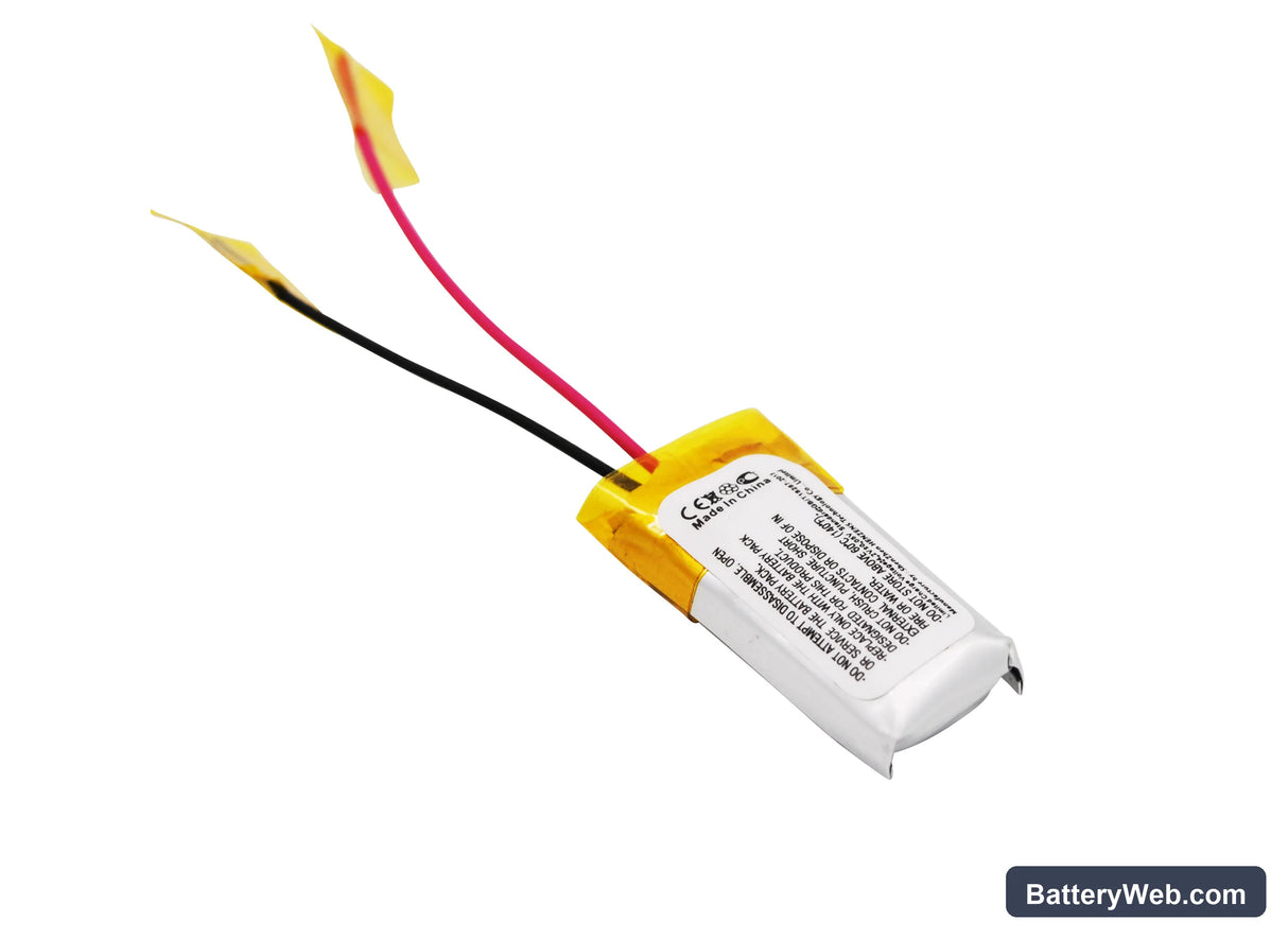 Sony NWZ-W262 Replacement Battery, 3.7V, 150mAh, Li-Polymer 4