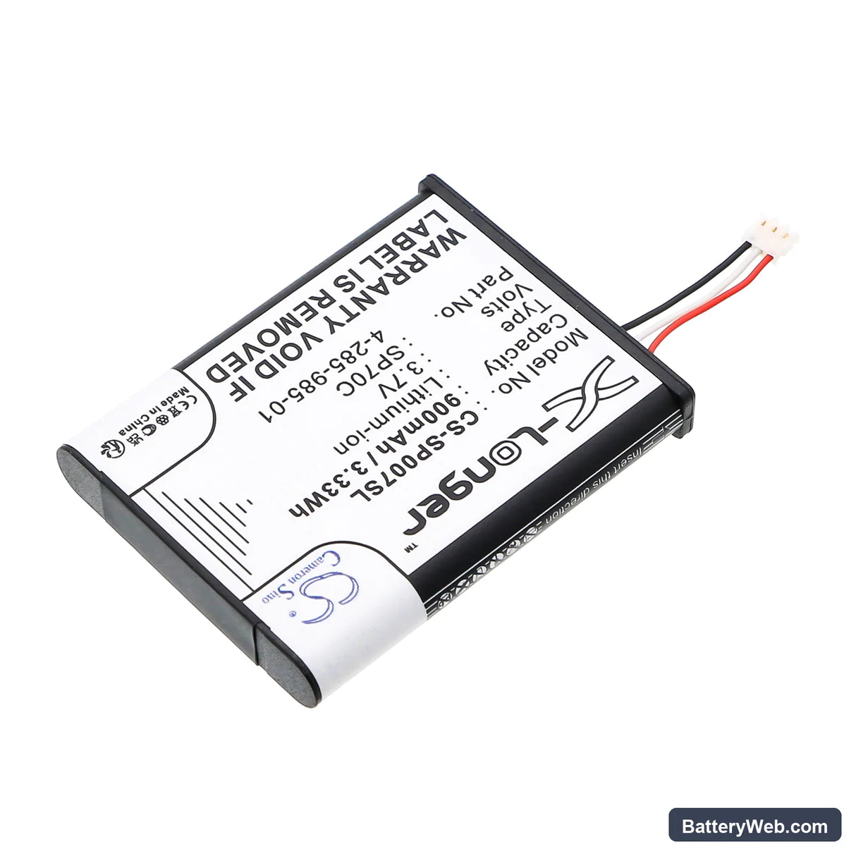 Sony PSP E1000 Replacement Battery, 3.7V, 900mAh, Li-ion 2